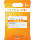 Xbox Live Subscription Card -- 1 Month (Xbox 360)